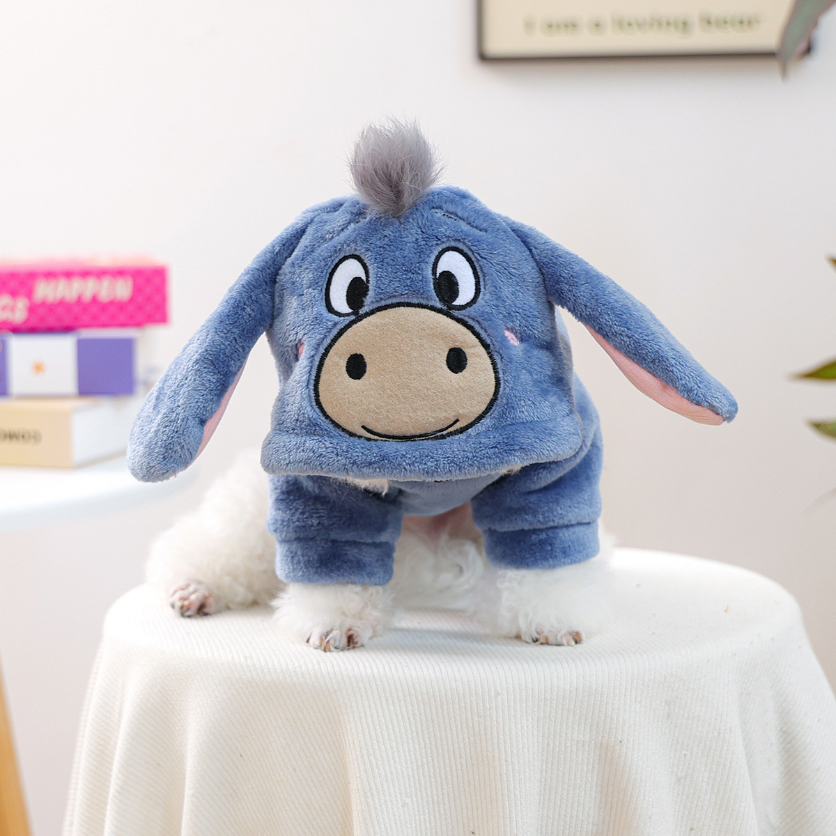 Pet supplies, pet dogs, cat clothes, winter warmth party animal flannel transformation outfit