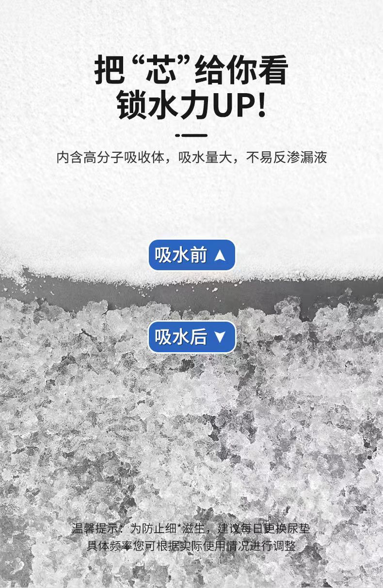 Bamboo charcoal pet urine pad deodorizing disposable absorbent pad for dog diapers, thickened deodorizing diaper, golden hair training pad