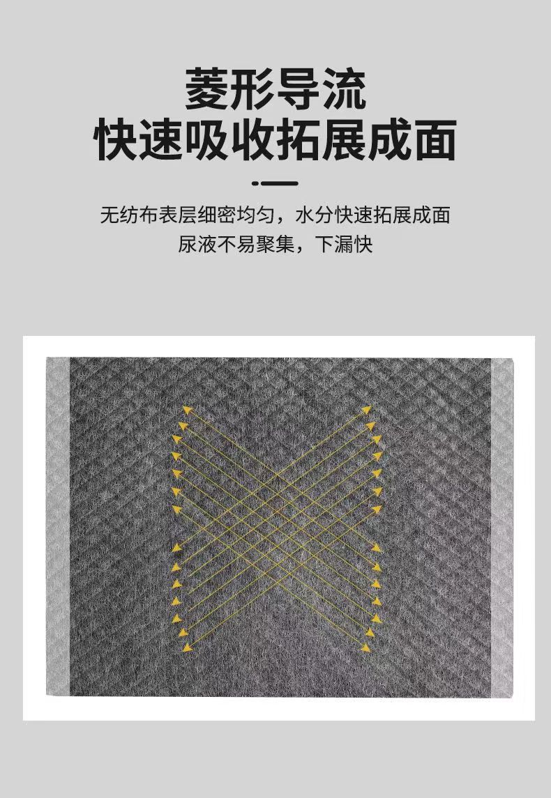 Bamboo charcoal pet urine pad deodorizing disposable absorbent pad for dog diapers, thickened deodorizing diaper, golden hair training pad