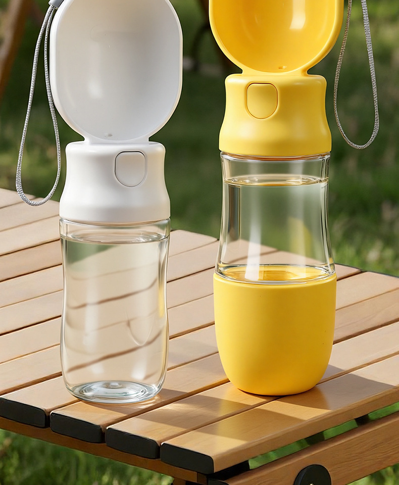 Pet water cup, portable water dispenser for dogs going out, dog kettle, pet companion cup, dog walking water supply