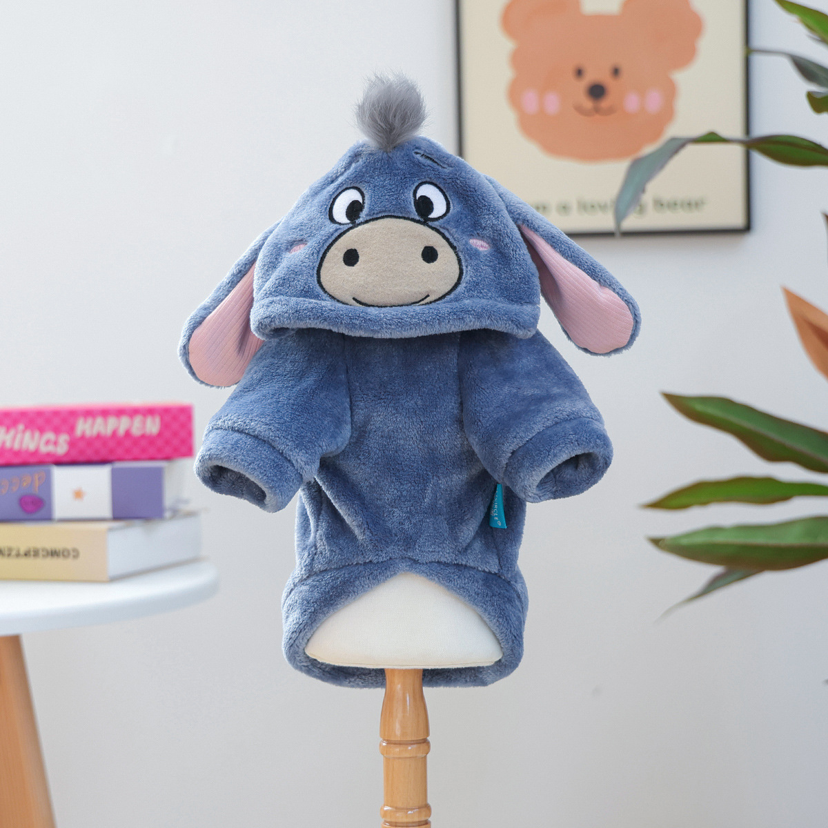 Pet supplies, pet dogs, cat clothes, winter warmth party animal flannel transformation outfit