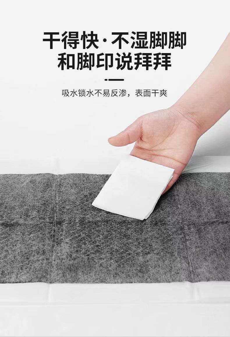 Bamboo charcoal pet urine pad deodorizing disposable absorbent pad for dog diapers, thickened deodorizing diaper, golden hair training pad